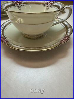 NORITAKE Rubigold 89501 8 Eight PIECE PLACE SETTINGS & Serving Pcs 70 Pcs MNT
