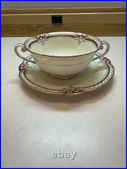 NORITAKE Rubigold 89501 8 Eight PIECE PLACE SETTINGS & Serving Pcs 70 Pcs MNT