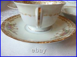 NORITAKE-TUSCANA # 3035-Japan-c. 1948-1952 -Vintage Noritake 7 Pc. Place setting