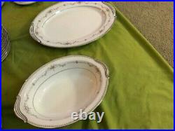 NORITAKE VINTAGE CHINA SET FAIRMONT 6102 Pattern 65 piece Service For 12