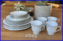 NORITAKE VIRTUE LOT OF 4 PLACE SETTINGS Plus 4 Extra Pieces