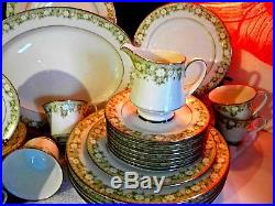 NORITAKE Vtg China Set 43 Piece PRINCETON 6911 Pattern Service for 8 EUC Gift