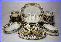 NORITAKE china 175/16034 CHRISTMAS BALL pattern 65-piece SET SERVICE for 12