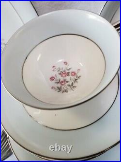 NORITAKE china 5571 pattern 84-pc SET SERVICE for 10 +/- with 7-pc Serving
