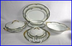 NORITAKE china ANAMOSA 10-piece Hostess SERVING PIECE Set