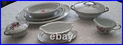 NORITAKE china ARLINGTON 5221 pattern 9-pc HOSTESS SERVING Set