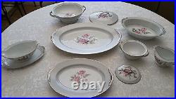 NORITAKE china ARLINGTON 5221 pattern 9-pc HOSTESS SERVING Set