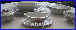 NORITAKE china ARLINGTON 5221 pattern 9-pc HOSTESS SERVING Set