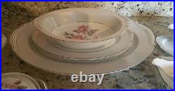 NORITAKE china ARLINGTON 5221 pattern 9-pc HOSTESS SERVING Set