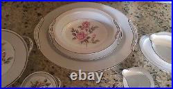 NORITAKE china ARLINGTON 5221 pattern 9-pc HOSTESS SERVING Set