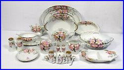 NORITAKE china AZALEA 19322 pattern 121-piece SET SERVICE for 12 with 21 Serving