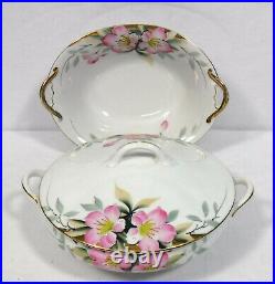 NORITAKE china AZALEA 19322 pattern 121-piece SET SERVICE for 12 with 21 Serving