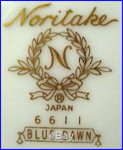 NORITAKE china BLUE DAWN 6611 pattern 60-piece SET SERVICE for 12 -place setting