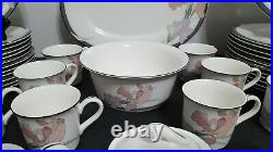 NORITAKE china CAFE DU SOIR pattern 66 piece SET PLUS MORE! MUST SEE