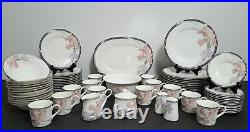 NORITAKE china CAFE DU SOIR pattern 66 piece SET PLUS MORE! MUST SEE