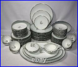 NORITAKE china CANDICE 5509 pattern 8-piece SET Service for 12 + Serving Pieces