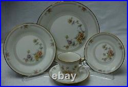 NORITAKE china CERVANTES 7261pattern 58-piece SET SERVICE for 12 less 2 cups