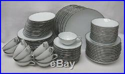 NORITAKE china COLONY pattern 84-piece SET SERVICE for 12 with Fruit Soup Bowls