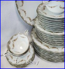 NORITAKE china DENISE 5508 pattern 49-piece SET SERVICE for Eight (8) less 4 c/s