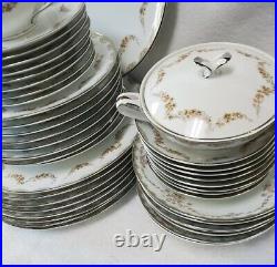 NORITAKE china DENISE 5508 pattern 49-piece SET SERVICE for Eight (8) less 4 c/s