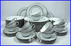 NORITAKE china DERRY 5931 pattern 63-piece Set SERVICE for 12 Place Settings