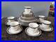 NORITAKE china ETIENNE 7260 pattern 30 piece SET SERVICE for 6