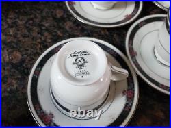 NORITAKE china ETIENNE 7260 pattern 30 piece SET SERVICE for 6