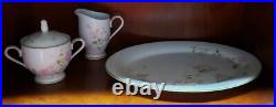 NORITAKE china FIRST BLUSH 2605 pattern 28-piece SET SERVICE incl SERVING