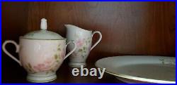 NORITAKE china FIRST BLUSH 2605 pattern 28-piece SET SERVICE incl SERVING