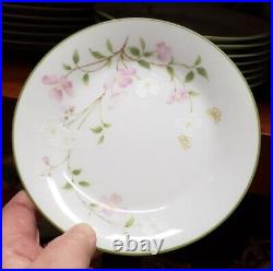 NORITAKE china FIRST BLUSH 2605 pattern 28-piece SET SERVICE incl SERVING