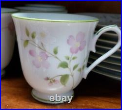 NORITAKE china FIRST BLUSH 2605 pattern 28-piece SET SERVICE incl SERVING