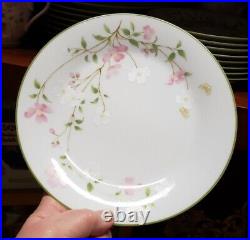 NORITAKE china FIRST BLUSH 2605 pattern 28-piece SET SERVICE incl SERVING