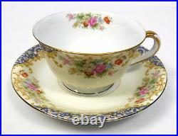 NORITAKE china FLORAL SRPAYS Mystery #45 pattern 76-piece SET SERVICE for 12