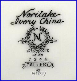 NORITAKE china GALLERY 7246 pattern 30-pc SERVICE for 6