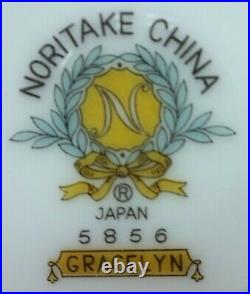NORITAKE china GRACELYN 5856 pattern 78-piece SET SERVICE for 12