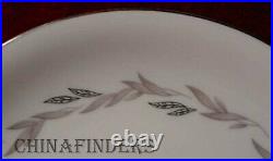 NORITAKE china GRAYWOOD 6041 pattern 93-piece Set SERVICE + Fruit & Soup Bowls