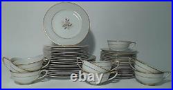 NORITAKE china LINDLEY 6954 pattern 45-pc SET SERVICE for 9