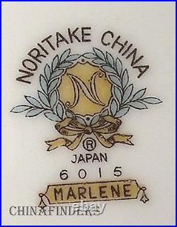 NORITAKE china MARLENE 6015 pattern 37-piece SET SERVICE for 7 +/