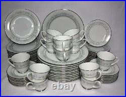NORITAKE china MARYWOOD 2181 pattern 60 piece Set cup/dinner/salad/bread/saucer