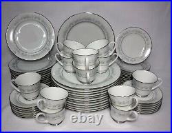 NORITAKE china MARYWOOD 2181 pattern 68 piece SET SERVICE for 12 + 7 Serving Pcs