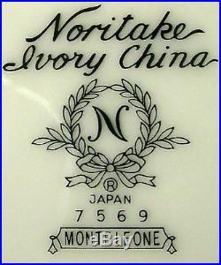 NORITAKE china MONTELEONE 7569 pattern 24-piece SET for FOUR (4)