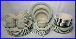 NORITAKE china NILE GLOW stoneware pattern 39-piece SET SERVICE for 8