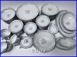 NORITAKE china Natalie 5815 pattern 96-piece SET SERVICE for 12