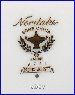 NORITAKE china PACIFIC MAJESTY 9771 pattern 43-piece SET SERVICE for 8