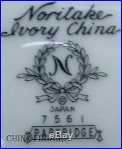 NORITAKE china PARKRIDGE 7561 pattern 60 Piece Set Service for 12