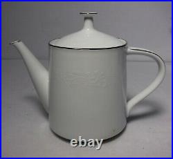 NORITAKE china REINA 6450Q 10-piece HOSTESS Serving Set with Teapot & Coffee Pot
