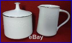 NORITAKE china REINA pattern #6450Q 31-piece SET SERVICE for 4 with fruit & soup