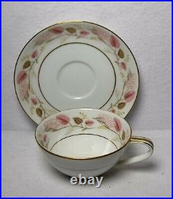 NORITAKE china ROSANNE 5692 84-piece SET SERVICE for 12 + Fruit & Soup Bowls