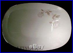 NORITAKE china ROSAY #6216 pattern 7-piece HOSTESS SET gravy platter bowl sugar