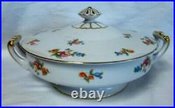 NORITAKE china ROSELYN 3036 pattern 8-piece HOSTESS SERVING Piece SET